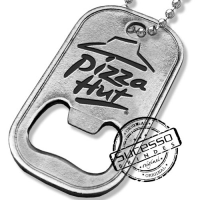Abridor de Garrafa em Metal Envelhecido, abridor de garrafa personalizado, abridor de garrafa tag, abridor tag, abridor pingente de exército, abridor de garrafa do exercito. abrodor Pizza Hut