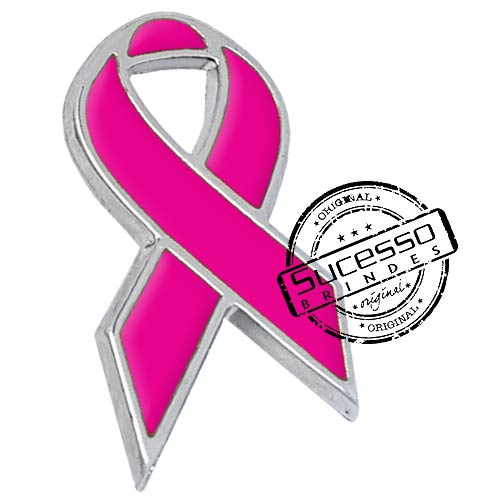 O PINS LAÇO ROSA É UTILIZADO COMO BRINDE PARA CAMPANHAS CONTRA O CÂNCER DE MAMA.